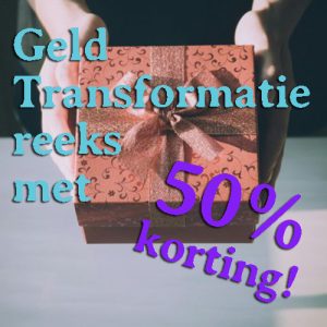 Geld transformatie reeks met 50% korting